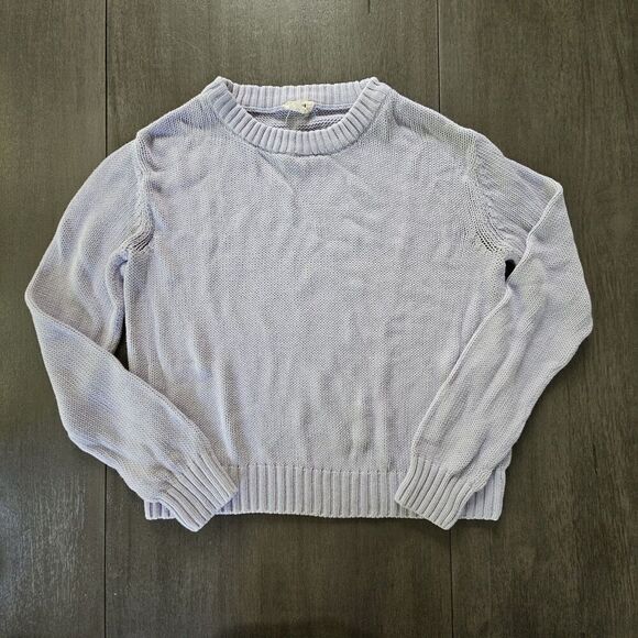 Pact Sweaters - Pact Sweater Womens Small  Purple Lilac Knit Pullover Crewneck Organic Cotton